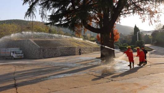 我市开展民爆行业森林火灾事故应急救援演练